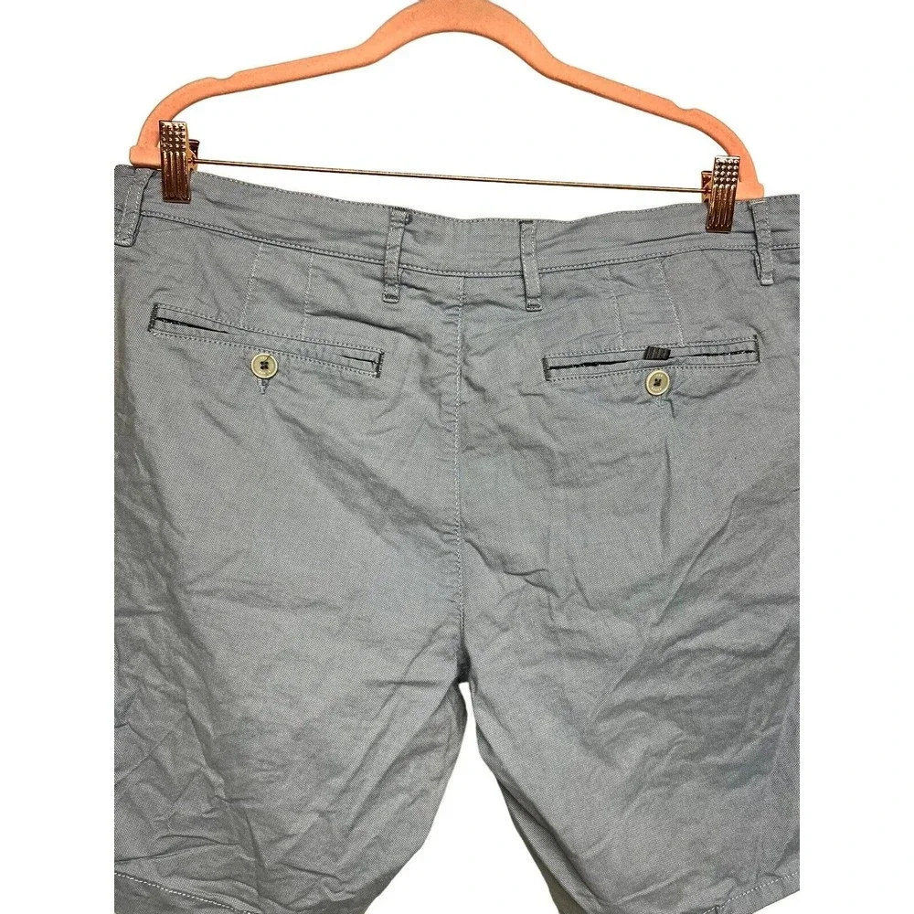 Ted Baker Herbosh Cotton Chino Flat‎ Front Shorts Blue Men’s Size 38